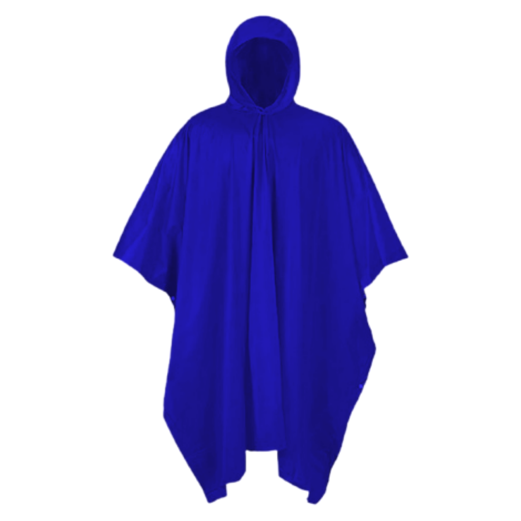Poncho con capucha económico 